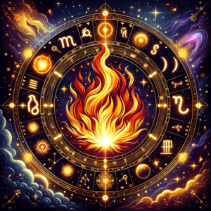 Astrology illustration for Fire Signs