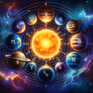 Astrology illustration for The Planets in Astrology