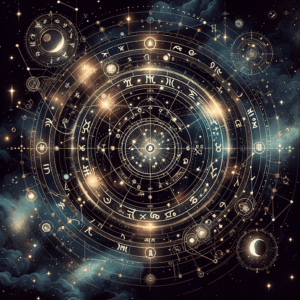 Aspects in astrology: angles drawn between planets inside a birth chart