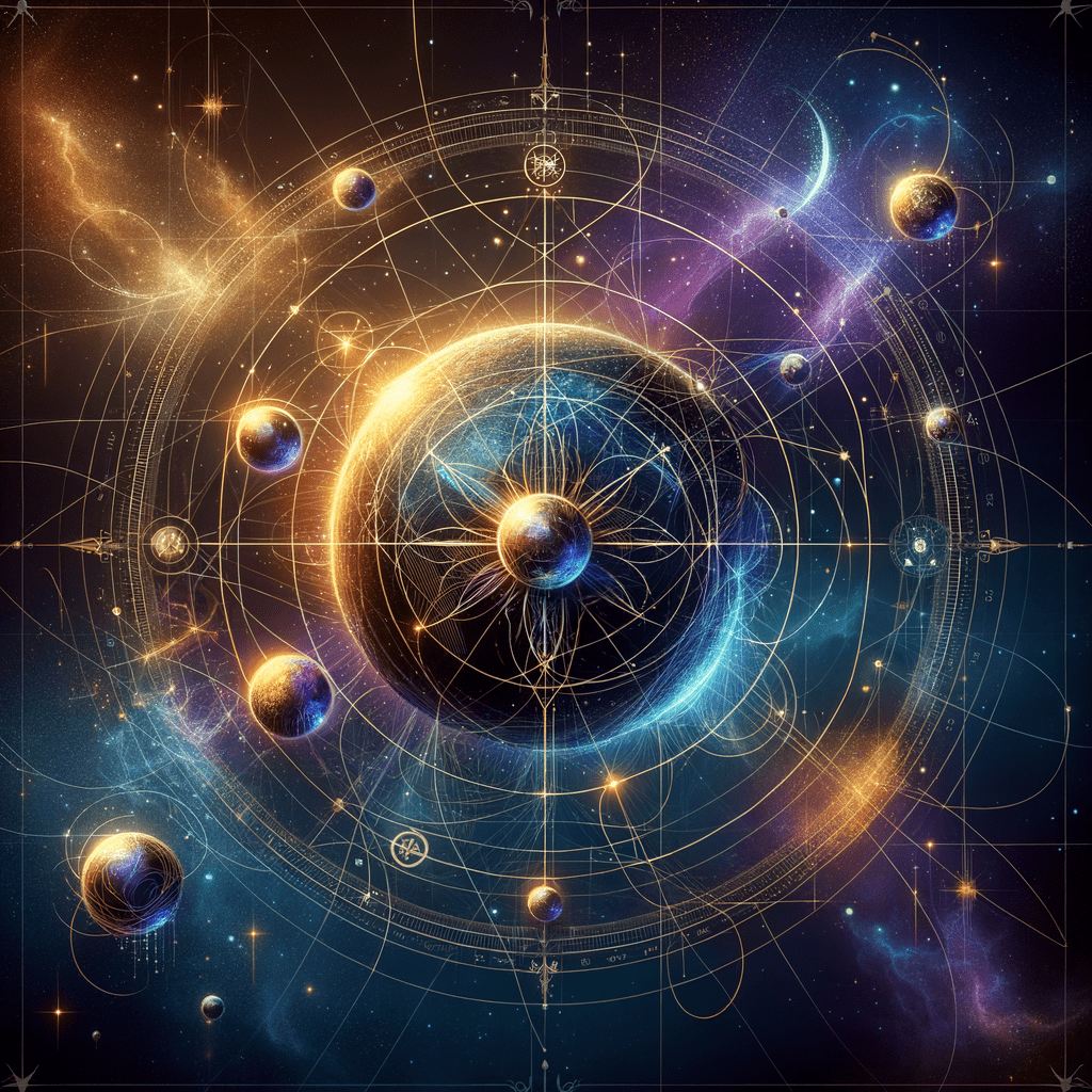 Orbs in astrology: the degree margin allowed around an exact aspect angle on a natal chart wheel