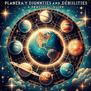 Astrology illustration for Planetary Dignities and Debilities