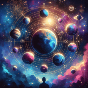 Astrology illustration for Planetary Fall and Its Meaning in Your Chart