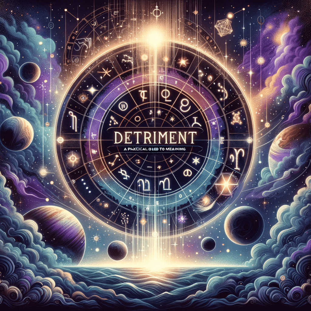 Astrology illustration for Detriment in Astrology