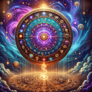 Astrology illustration for Karmic debts