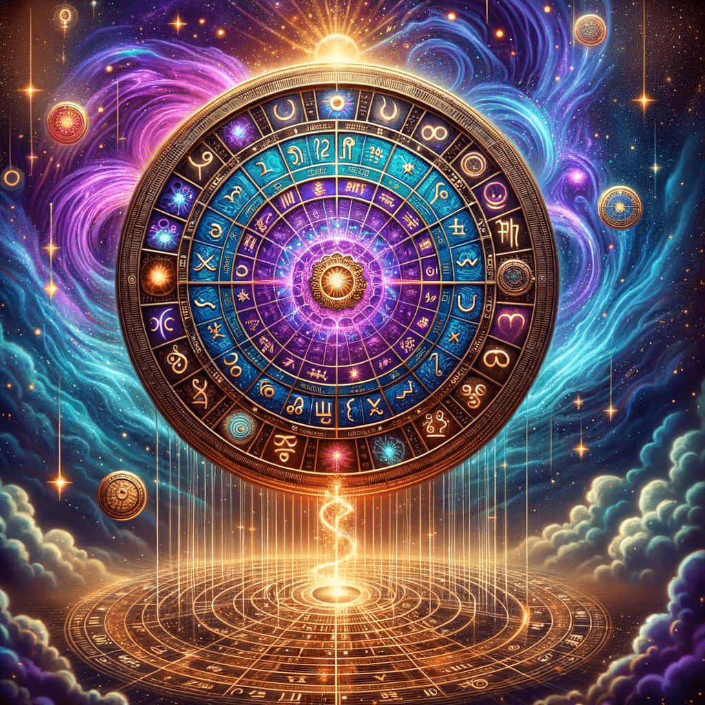 Astrology illustration for Karmic debts