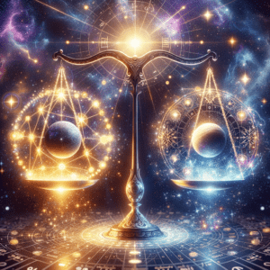 Astrology illustration for Karmic credits