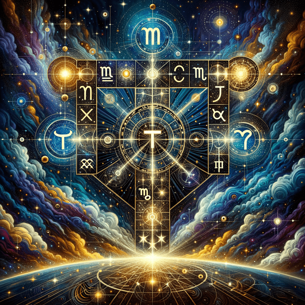 Astrology illustration for T-Square Astrology