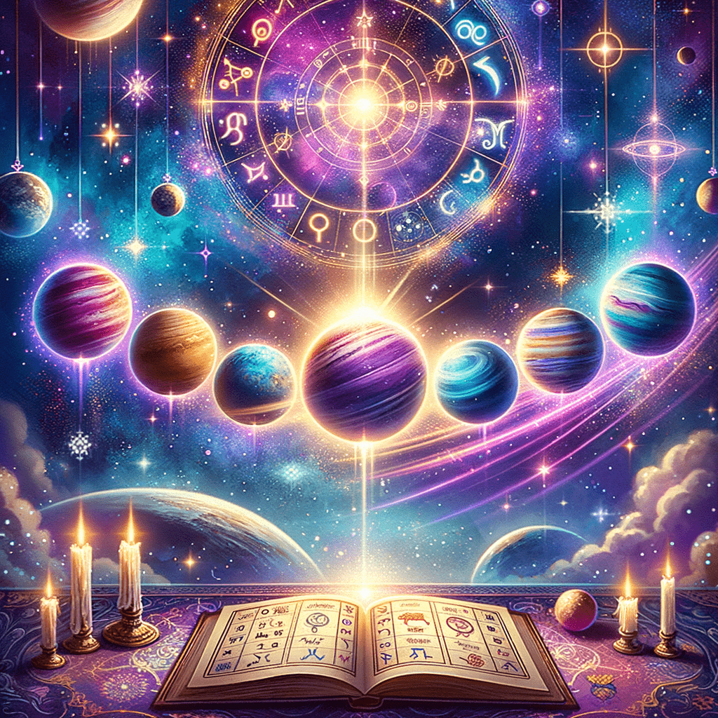 Astrology illustration for Stellium Explained