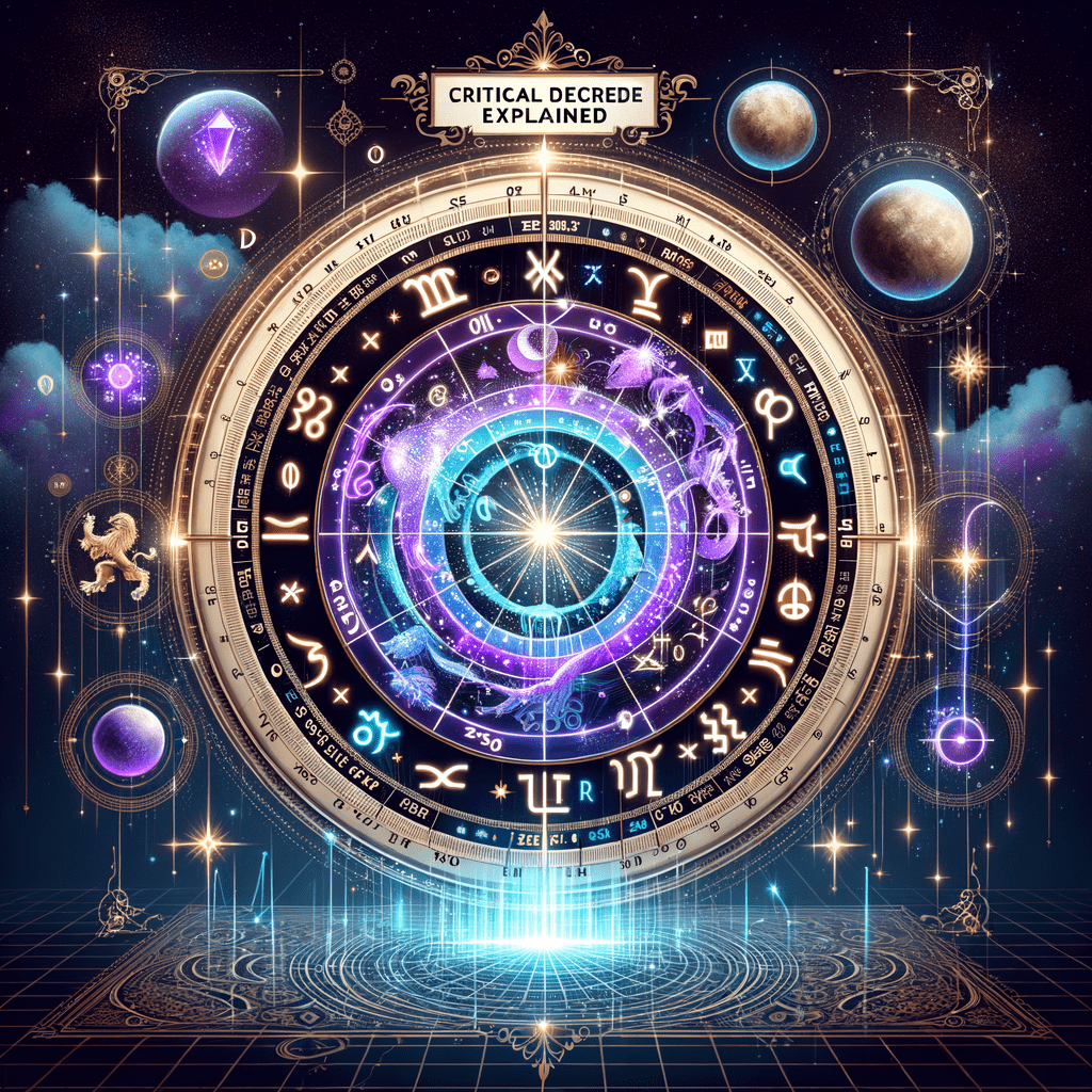 Astrology illustration for Critical degree