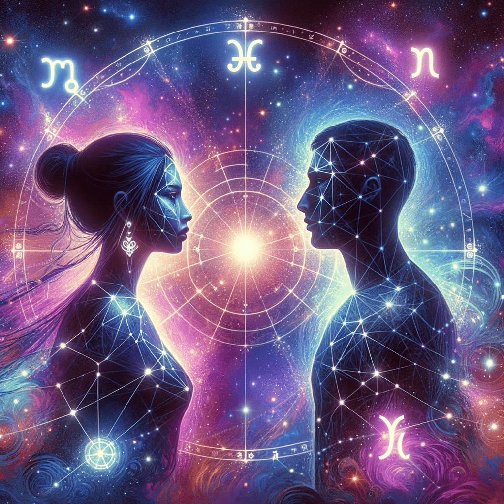 Astrology illustration for Synastry vs. Composite Charts