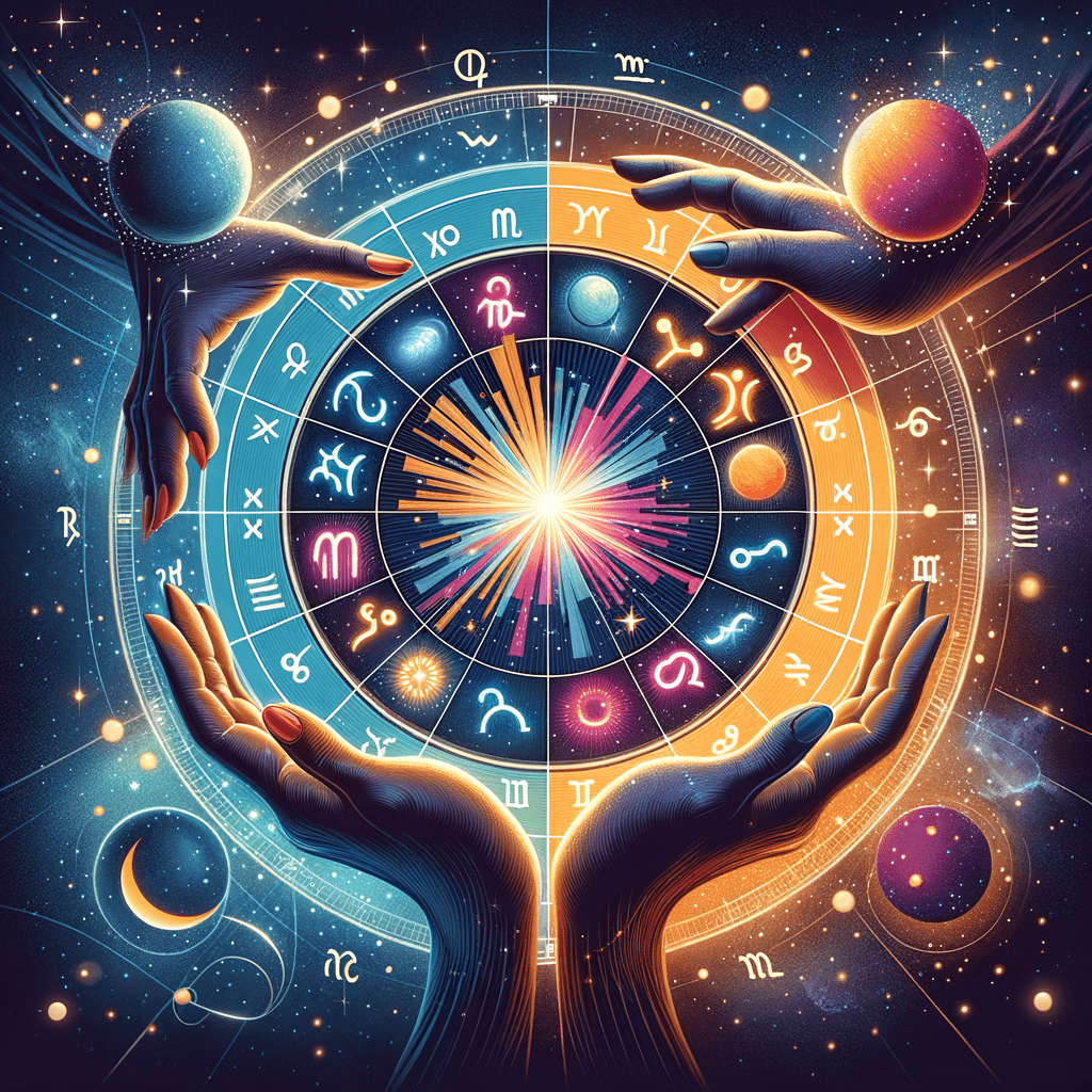 Astrology illustration for Composite Charts vs Davison Charts