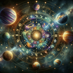 Astrology illustration for Planetary Transits
