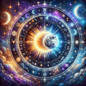Astrology illustration for Solar and Lunar Returns