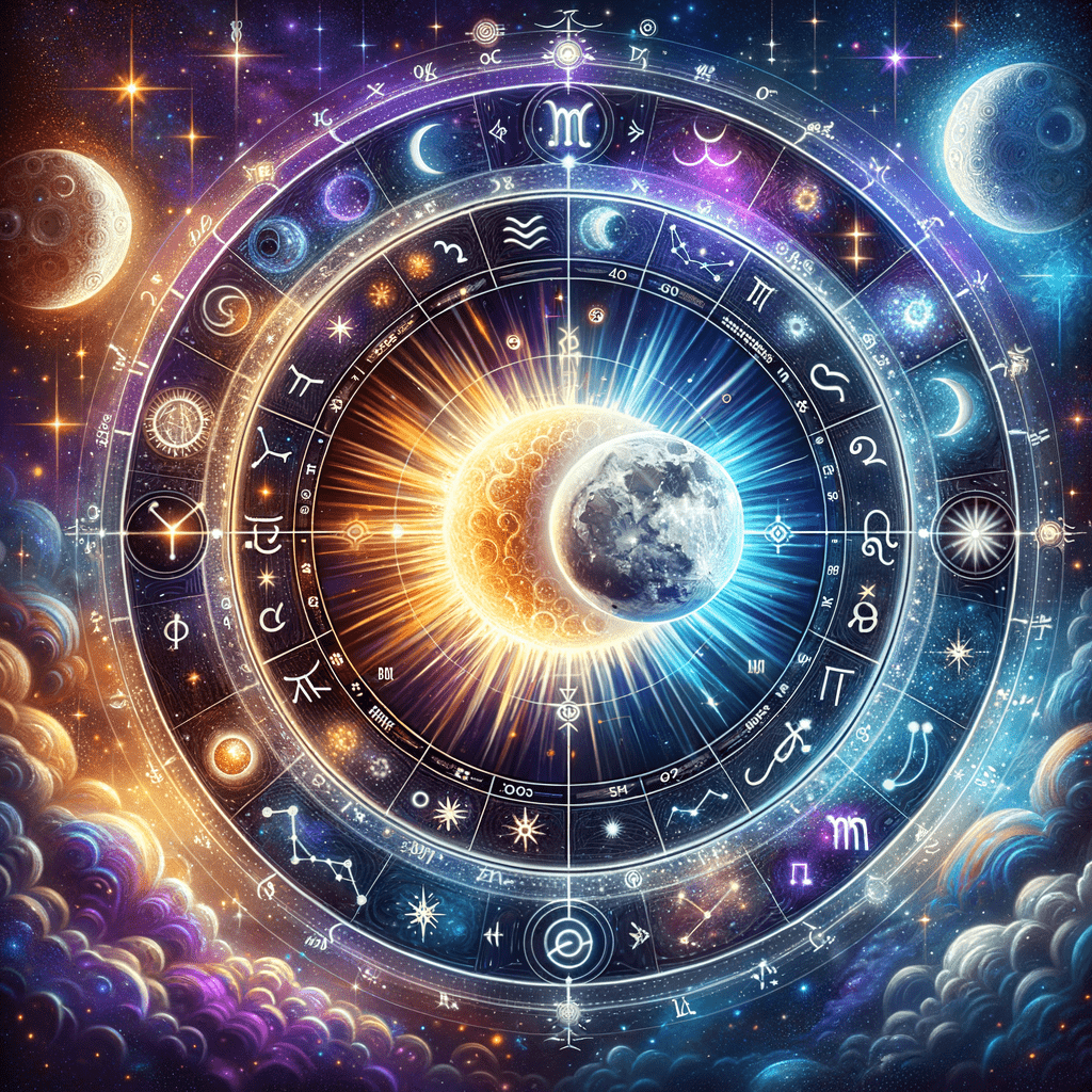 Astrology illustration for Solar and Lunar Returns