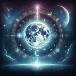 Astrology illustration for Lunar Return
