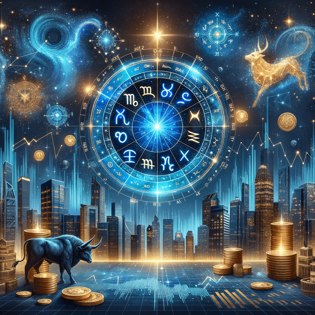 Astrology illustration for Financial Astrology
