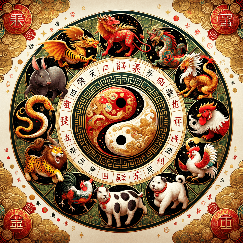 Astrology illustration for Chinese Astrology
