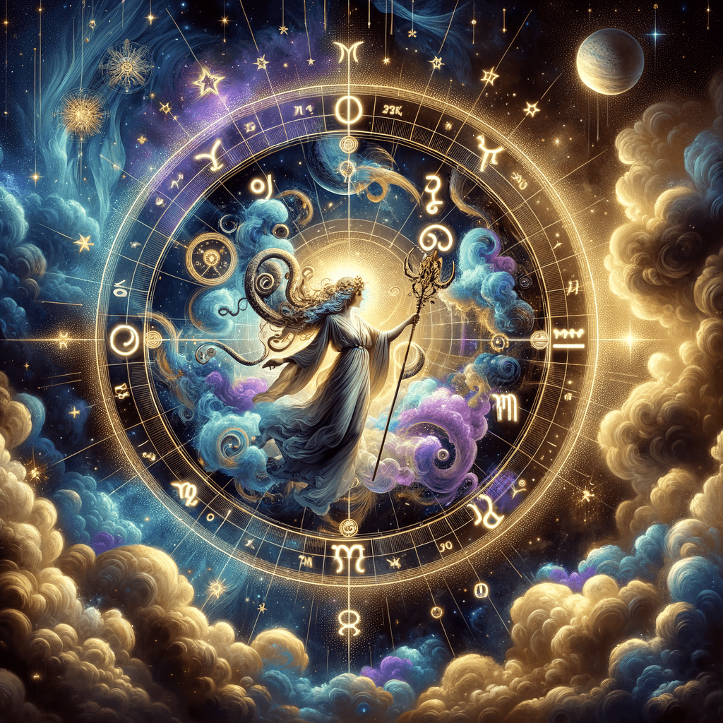 Astrology illustration for Understanding Hygiea in Your Birth Chart