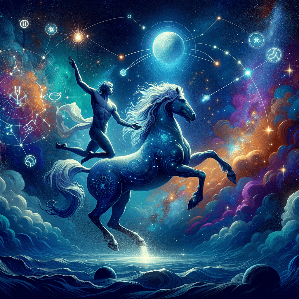 Astrology illustration for Centaurs in Astrology