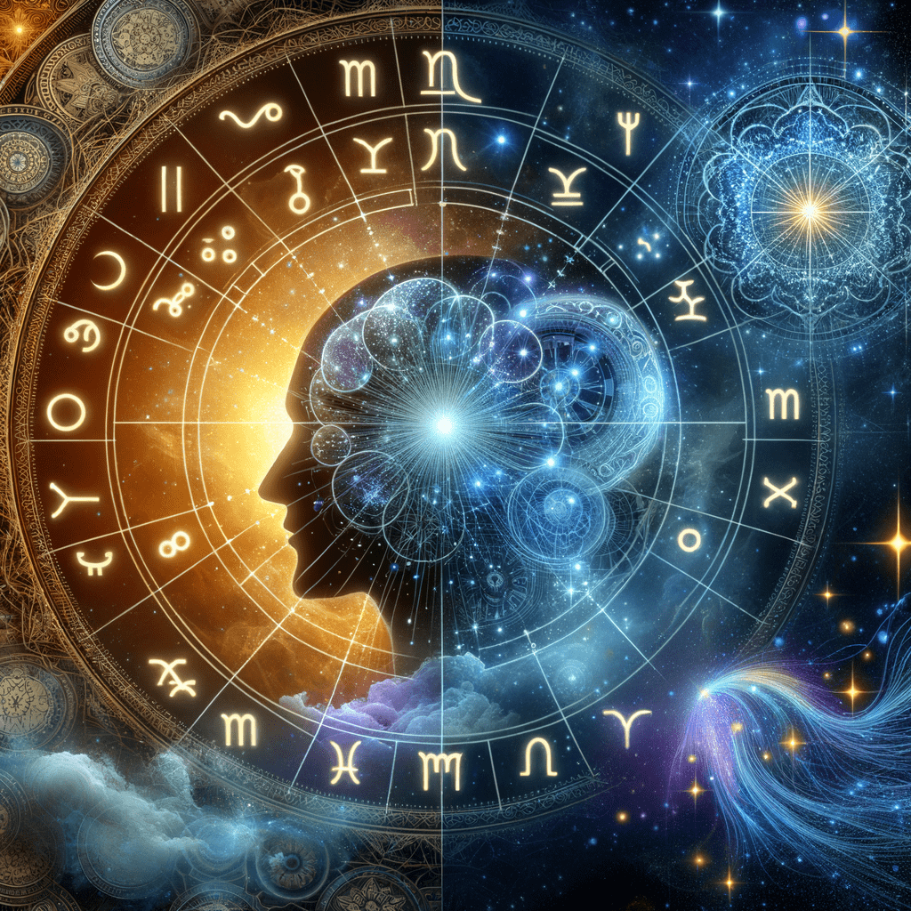 Astrology illustration for Psychological and Humanistic Astrology
