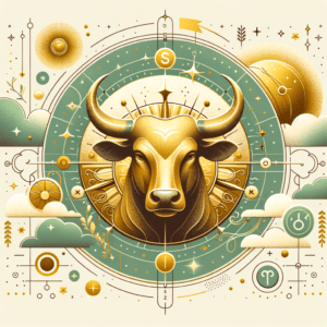Astrology illustration for Sun in Taurus