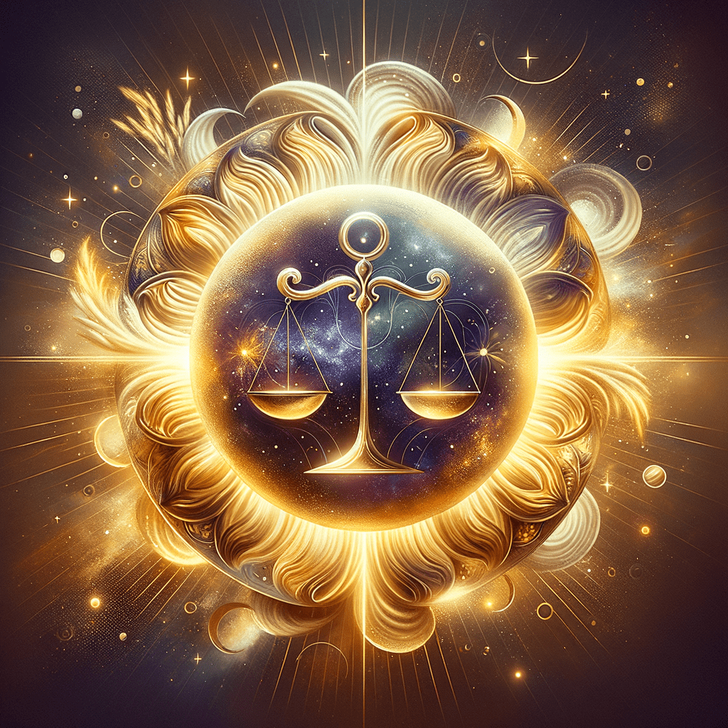 Astrology illustration for Sun in Libra
