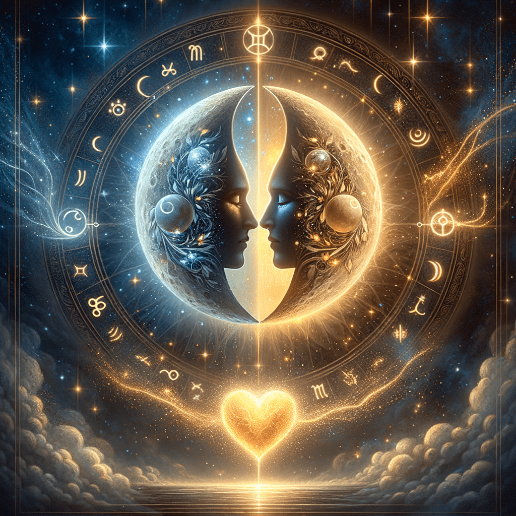 Astrology illustration for Moon in Gemini