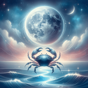 Astrology illustration for Moon in Cancer