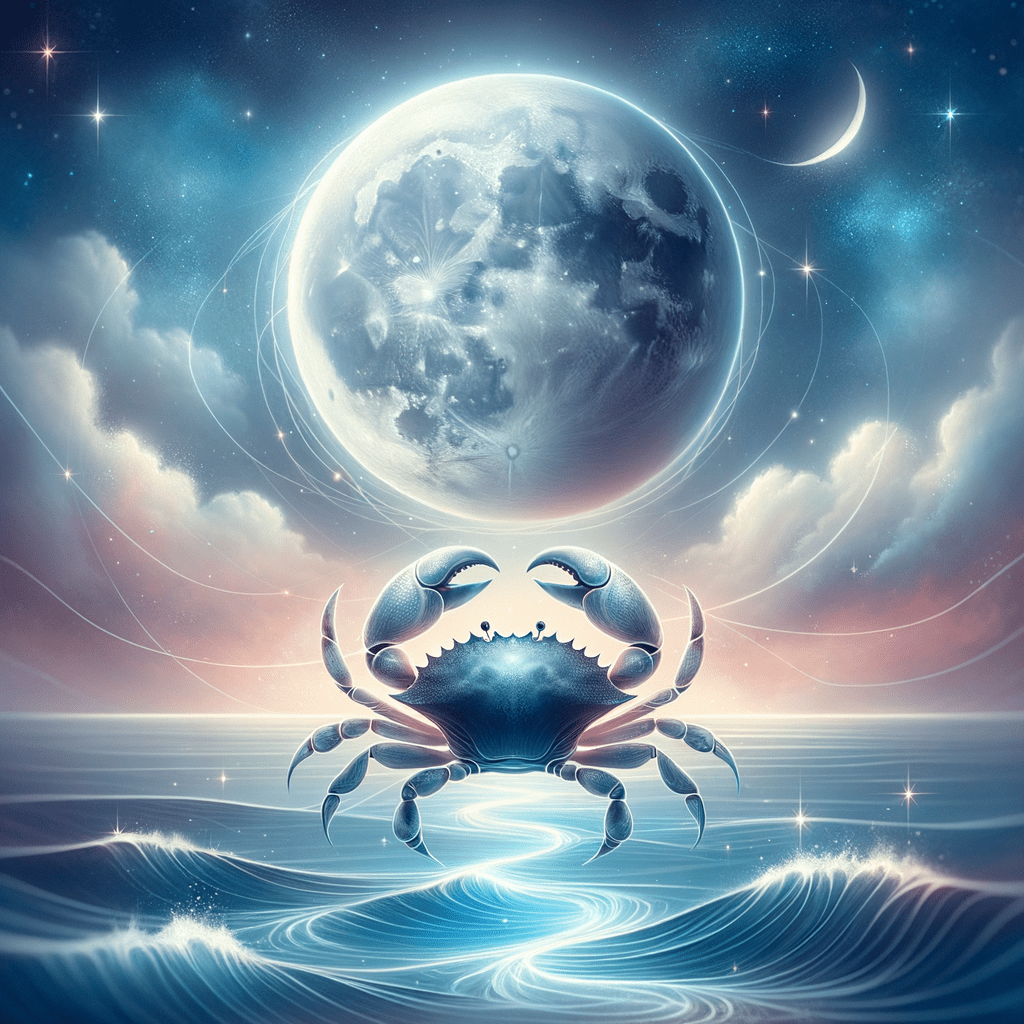 Astrology illustration for Moon in Cancer