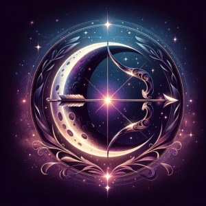 Astrology illustration for Moon in Sagittarius