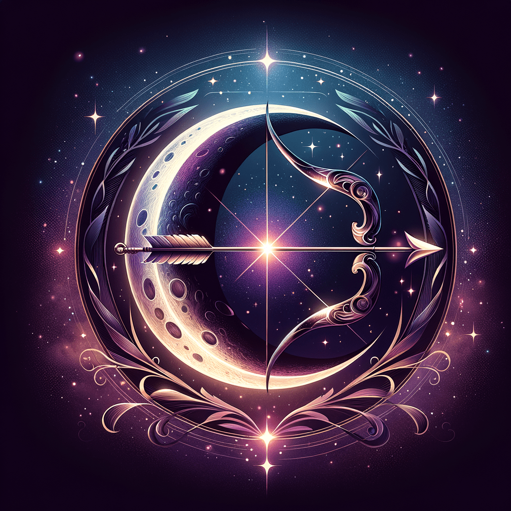 Astrology illustration for Moon in Sagittarius