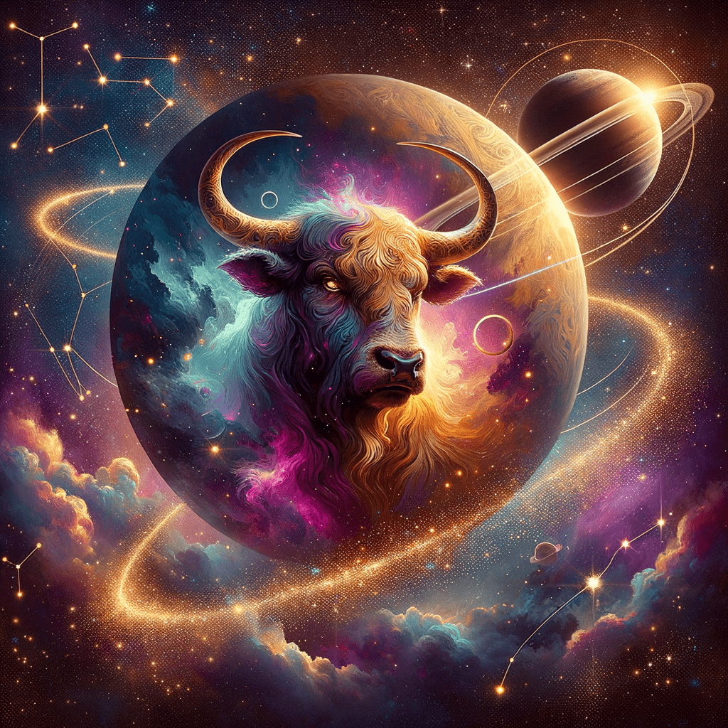 Astrology illustration for Mercury in Taurus