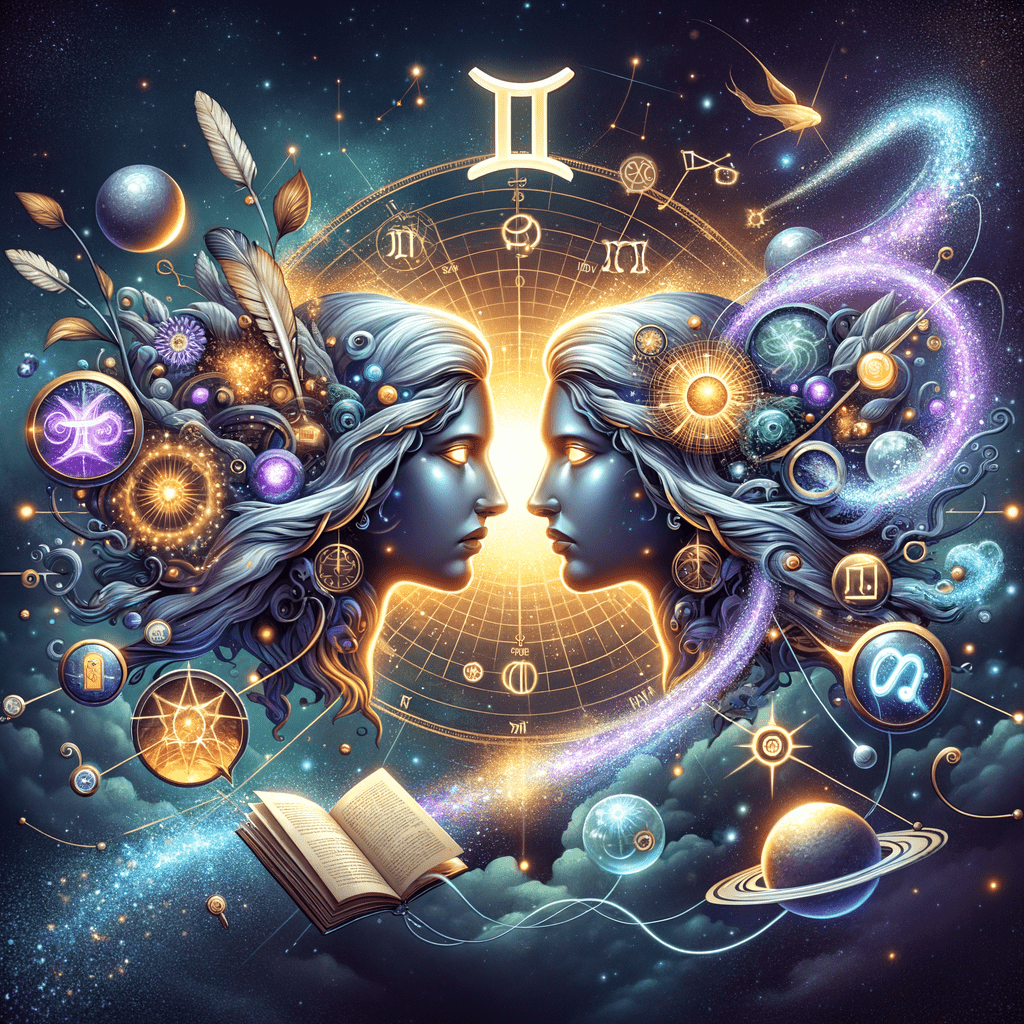 Astrology illustration for Mercury in Gemini