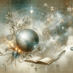 Astrology illustration for Mercury in Virgo