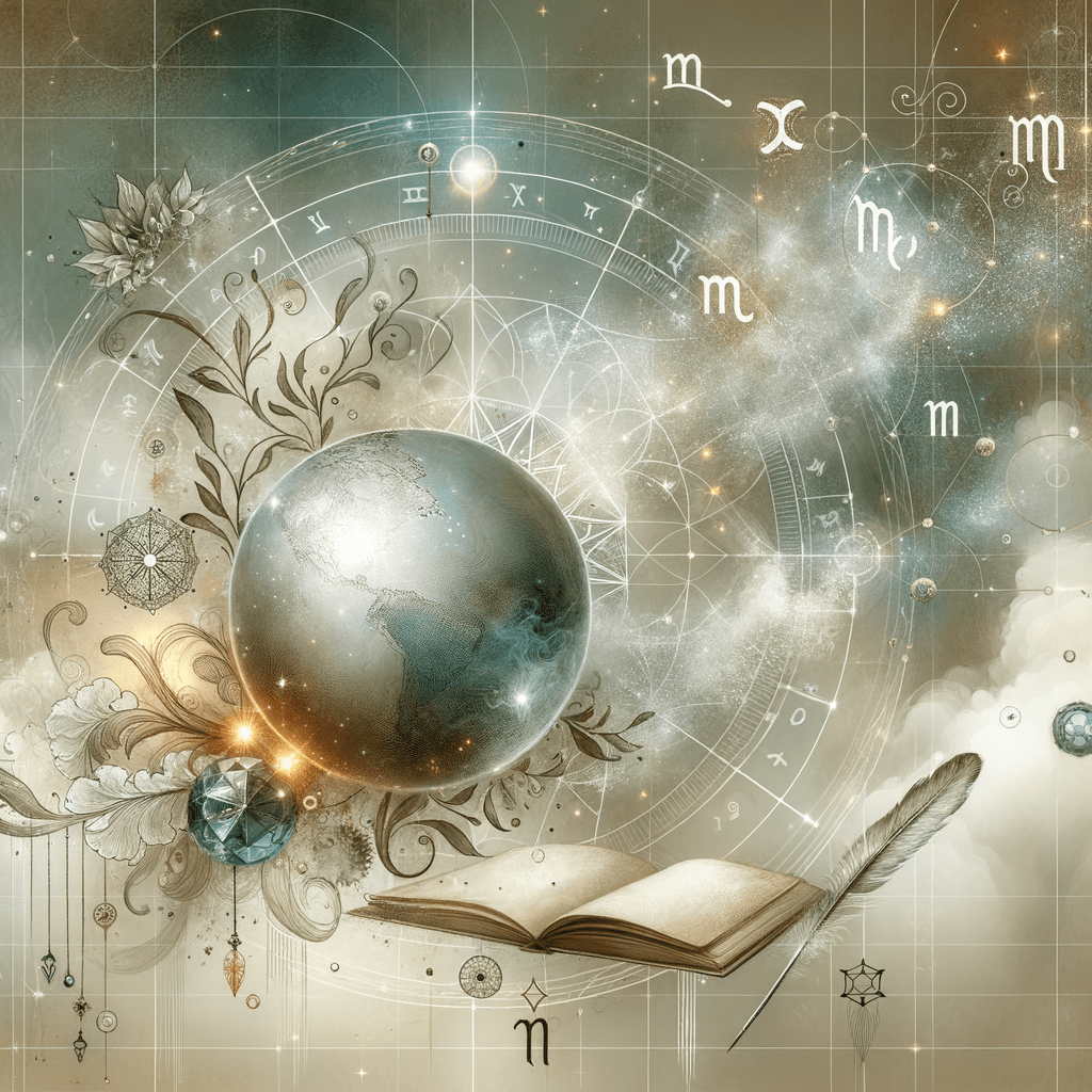 Astrology illustration for Mercury in Virgo