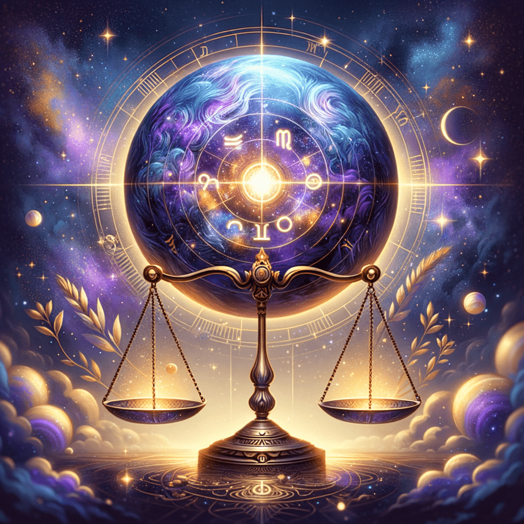 Astrology illustration for Mercury in Libra