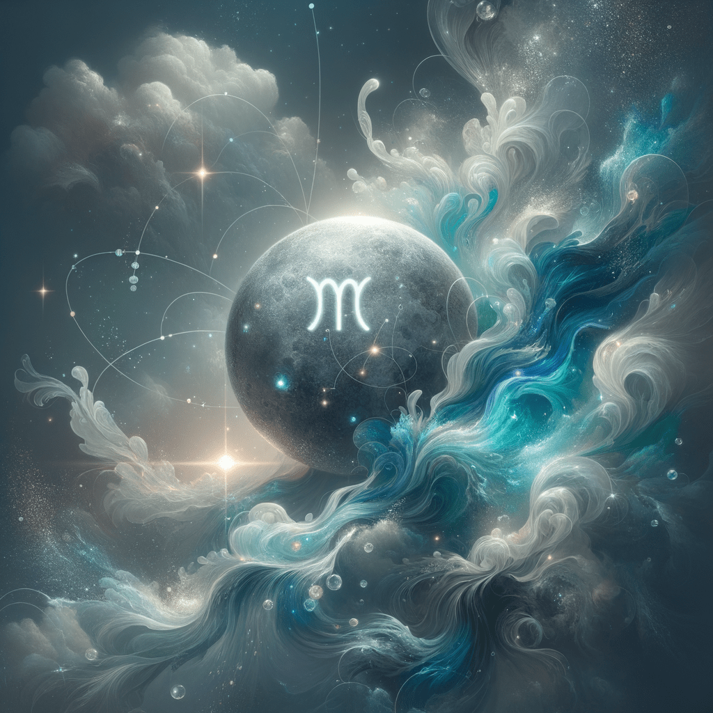 Astrology illustration for Mercury in Pisces
