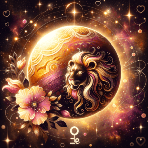 Astrology illustration for Venus in Leo Is Never Alone