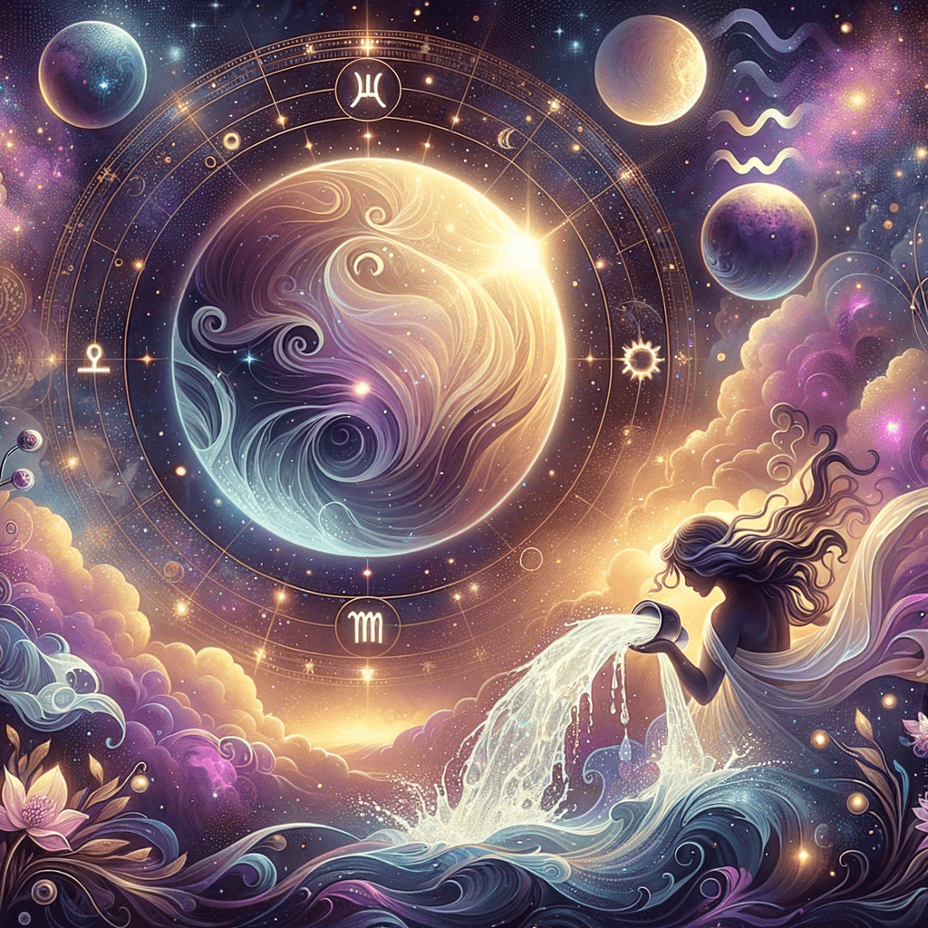 Astrology illustration for Venus in Aquarius Is Read Two Ways, and Both Are Right