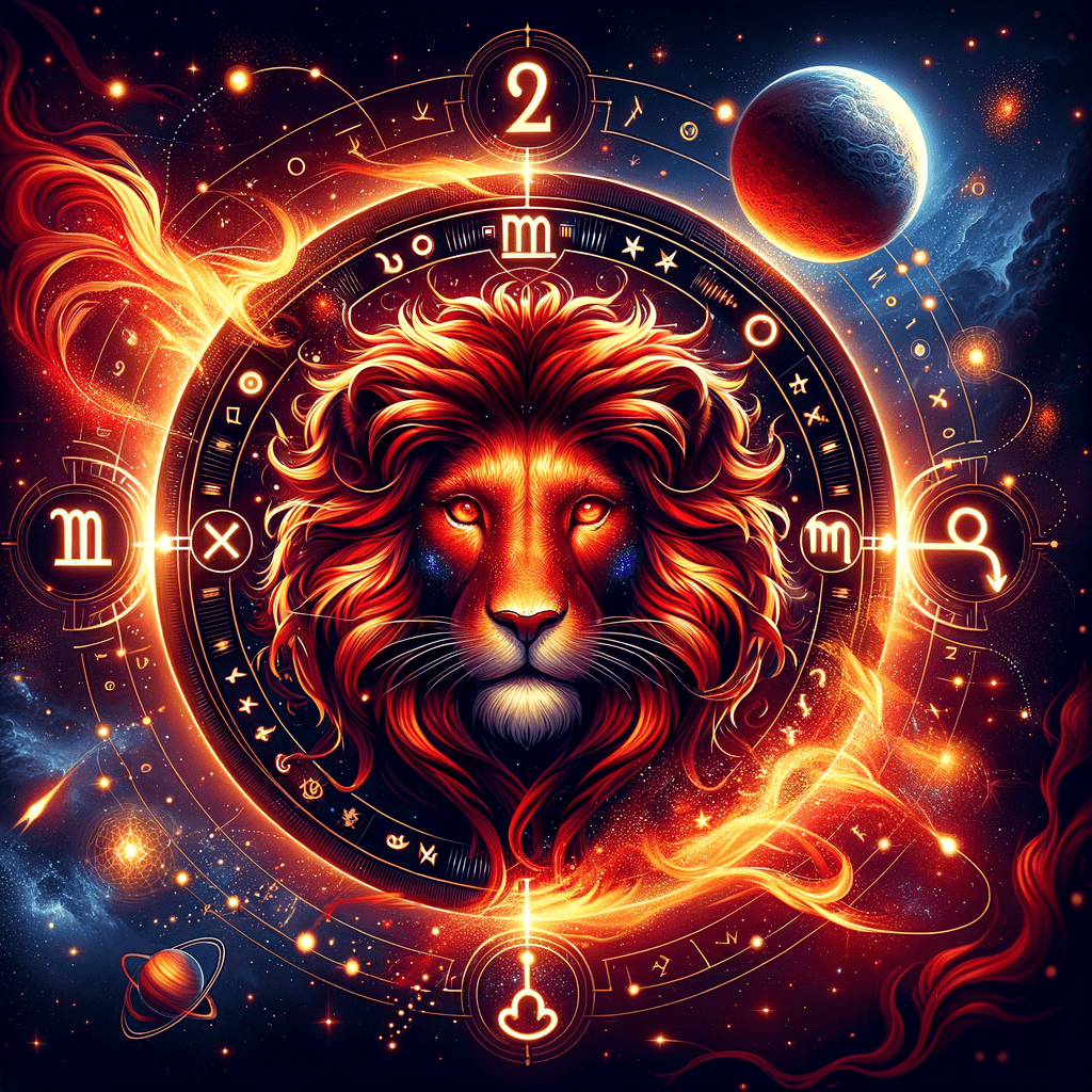Astrology illustration for Mars in Leo Owns Nothing in the