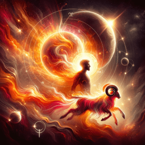 Astrology illustration for Jupiter in Aries