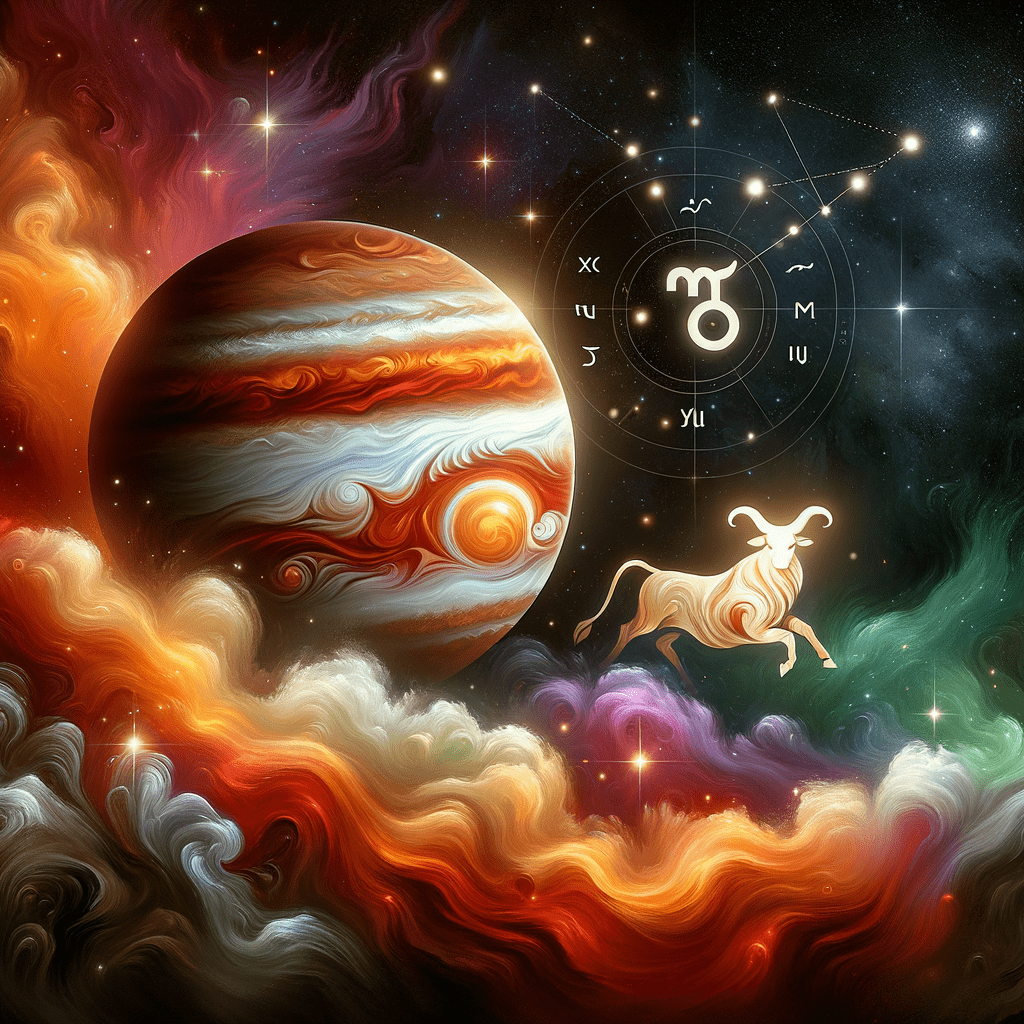 Astrology illustration for Jupiter in Taurus