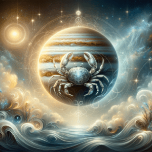 Astrology illustration for Jupiter in Cancer