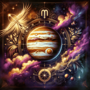Astrology illustration for Jupiter in Sagittarius
