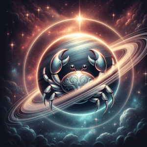 Astrology illustration for Saturn in Cancer