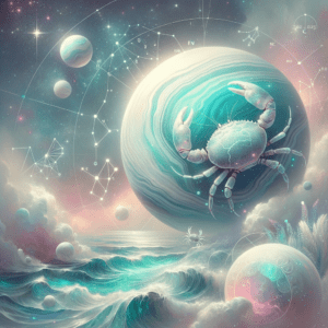 Astrology illustration for Uranus in Cancer