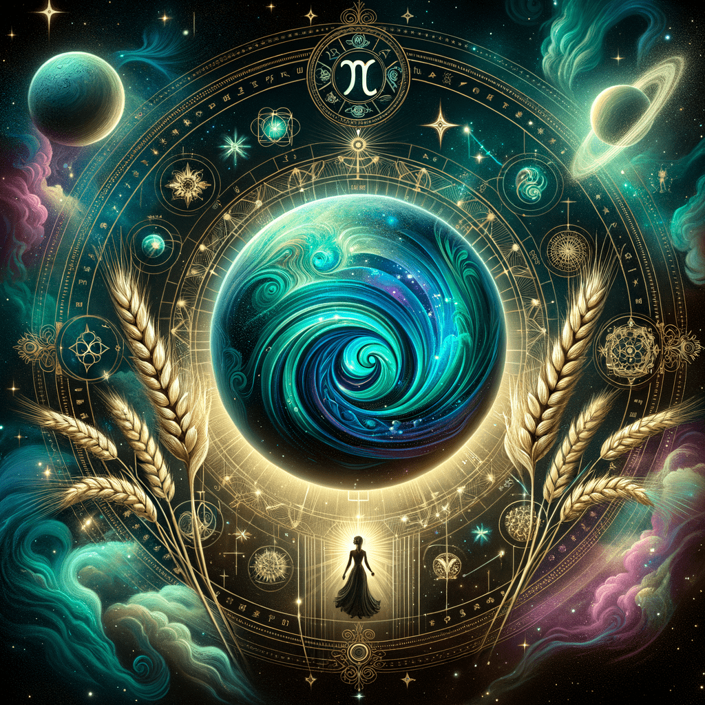 Astrology illustration for Uranus in Virgo