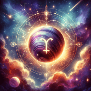 Astrology illustration for Uranus in Sagittarius