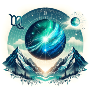Astrology illustration for Uranus in Capricorn