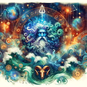 Astrology illustration for Neptune in Aries